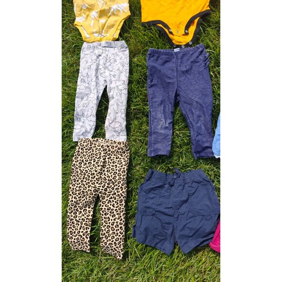 Baby Girl Clothes Lot 18-24 mo 15 Pcs Variety Carters Old Navy Children's Place - Picture 2 of 10